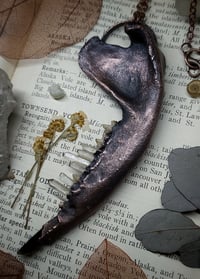 Image 4 of Crystal Teeth Jawbone Amulet