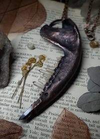 Image 5 of Crystal Teeth Jawbone Amulet