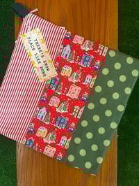 Image 1 of Potholder, Liberty of London Winter House Print, Red