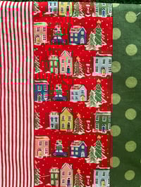 Image 3 of Potholder, Liberty of London Winter House Print, Red