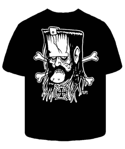Image of  Preorder LEMMY TRIBUTE   - Mens shirt- SHIPS DEC11TH