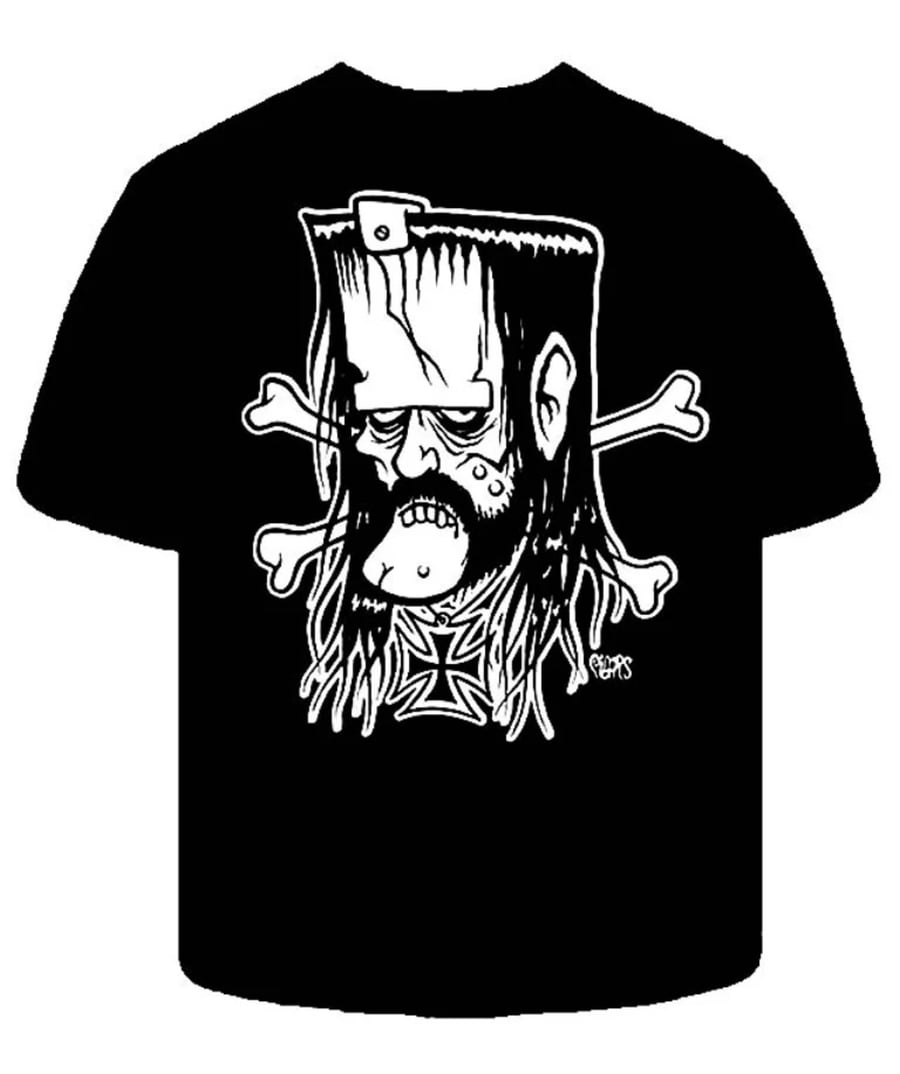 Image of Preorder LEMMY TRIBUTE - Womans babydoll shirt- ships DEC 11th