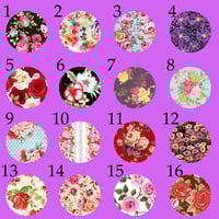 Floral Print Plugs (sizes 2g-2")