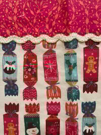 Image 4 of Flour Sack Towel, Christmas Crackers Banded Towel