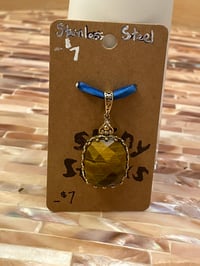 Image 2 of Tiger’s Eye Stainless Steel Pendant