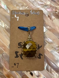 Image 3 of Tiger’s Eye Stainless Steel Pendant