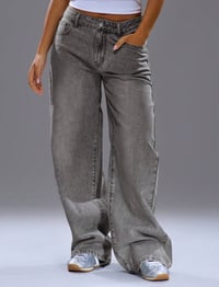 Image 1 of SKYNLYDRESS - Leg Jeans Patchwork Pocket Wide Printemps, Été, Streetwear