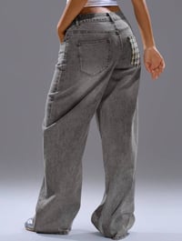 Image 3 of SKYNLYDRESS - Leg Jeans Patchwork Pocket Wide Printemps, Été, Streetwear