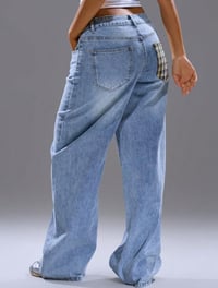 Image 6 of SKYNLYDRESS - Leg Jeans Patchwork Pocket Wide Printemps, Été, Streetwear