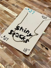 Image 2 of Sterling Silver Simple Chain 18”