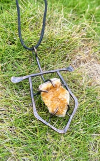 Image 3 of Vitalize. Citrine and Copper Pendant