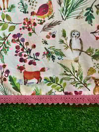 Image 4 of Adult Full Apron, Christmas Print with Forest Animals