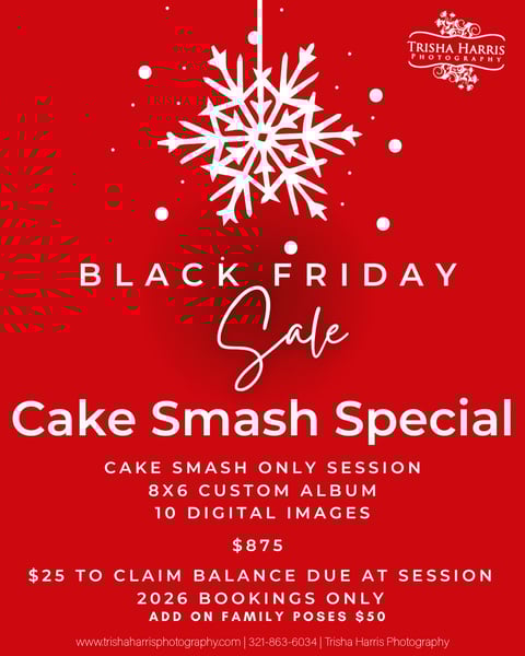 Image of Black Friday Cake Smash Special 2025
