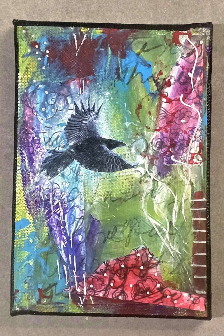 Defying gravity Raven