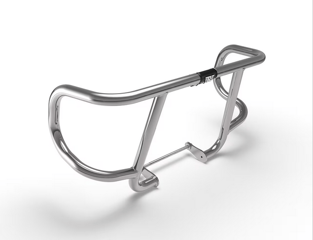 Image of Silver Airfly Evo Engine Guard - KXA00004 - Goan Classic 350, Meteor 350, Bullet 350, Classic 350