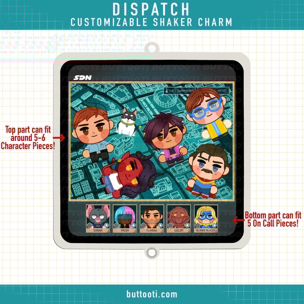 [PREORDER] ✦ Dispatch Shaker Charm ✦