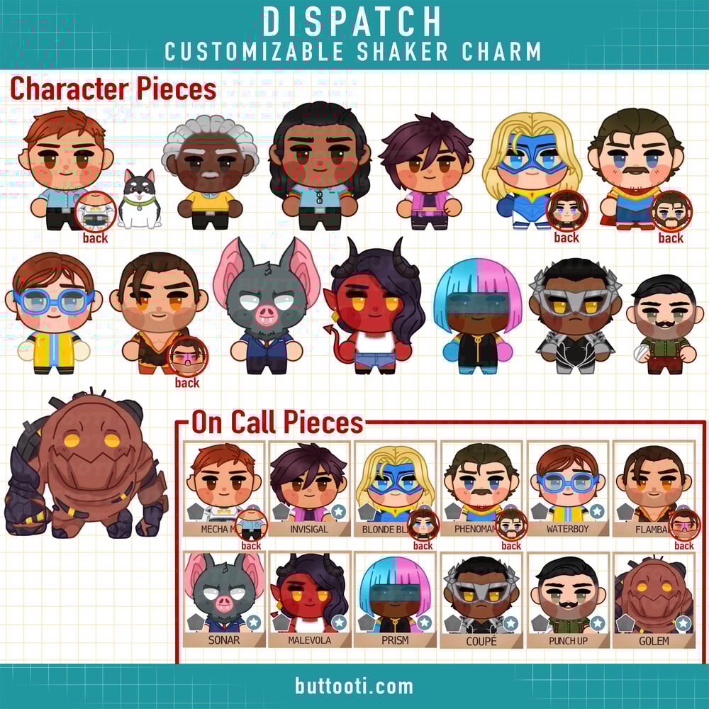 [PREORDER] ✦ Dispatch Shaker Charm ✦