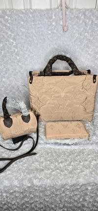 Image 1 of Cream Puff OTG with Long wallet and mini speedy crossbody