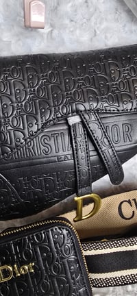 Image 5 of Black Saddle bag with wallet