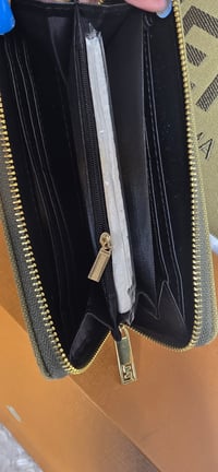 Image 3 of Large Green Fierce & Fab Tote w/Long wallet