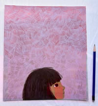 original unpublished drawing from "Time is a Flower"- Freckles