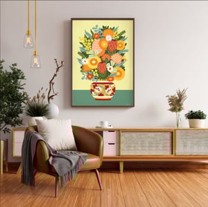 Image of Warm Bouquet Print