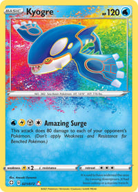 Kyogre - Shining Fates - 021/072 / Amazing Rare