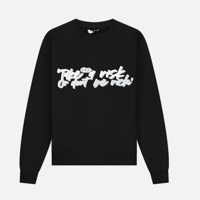 TAKE A RISK 3D WHITE- SWEATSHIRT