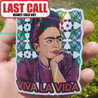 Image 1 of Viva La Vida Holographic Sticker 