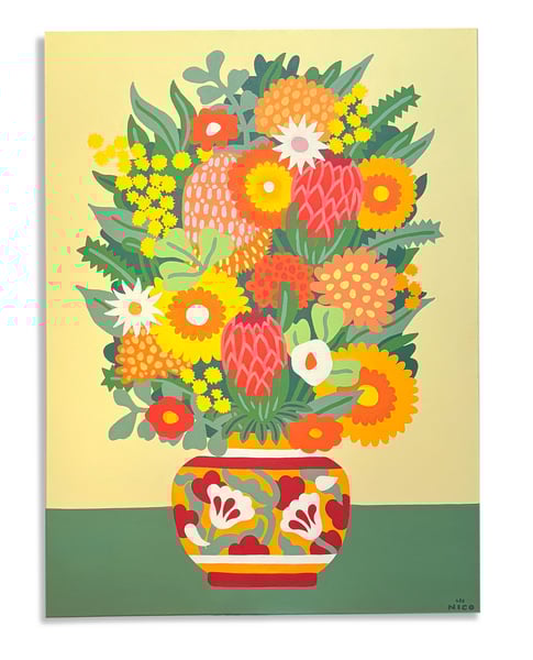 Image of Warm Bouquet - original painting 