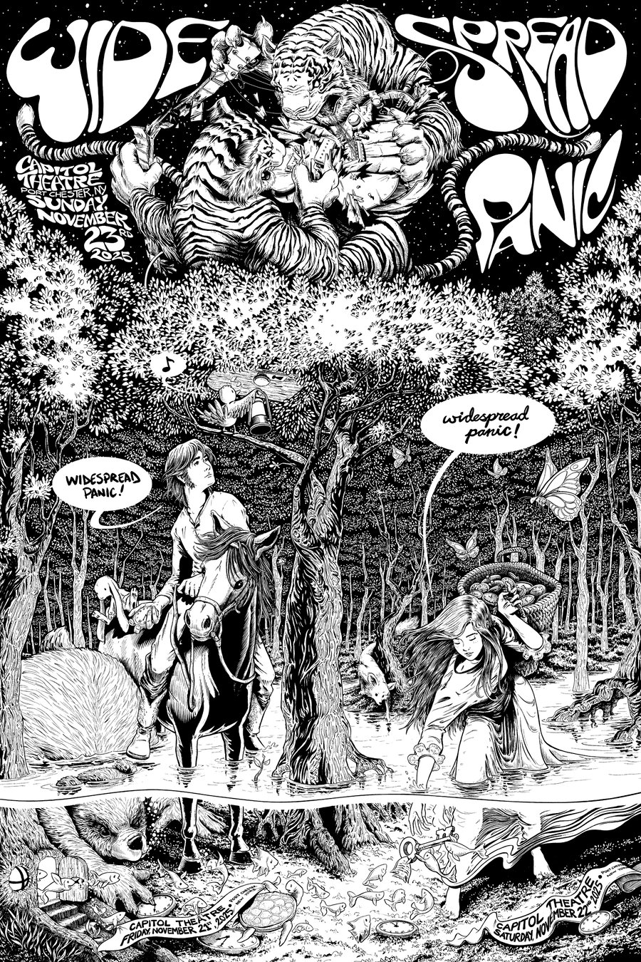 Image of Widespread Panic - Capitol Theatre 2025 - Key-Line Variant