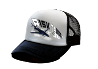 RISK TAKERZ-BLACK MESH TRUCKER CAP