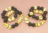 Image 1 of 2pc Sunflower Bracelet Stack