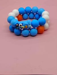 Image 1 of Bluey Silicone Beaded Bracelet