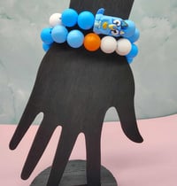 Image 2 of Bluey Silicone Beaded Bracelet
