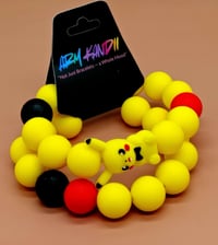Image 2 of Anime Beaded Silicone Bracelet