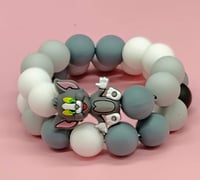 Image 2 of Nostalgic Cat Tom &amp; Jerry Bracelet for unisex adults, teens and kids