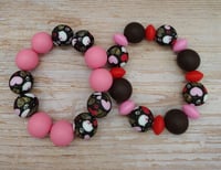 Image 2 of Chocolate Bomber Silicone Bracelet Stack