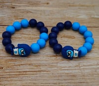 Image 2 of Sadness Inside Out Silicone Beaded Bracelet