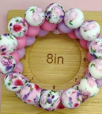 Image 2 of 3pc Floral Fusion Stack Bracelet Set