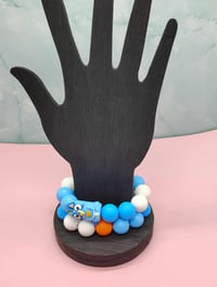 Image 3 of Bluey Silicone Beaded Bracelet