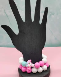 Image 3 of Adorable My Melodie Charm Silicone Bracelet for teens women and girls