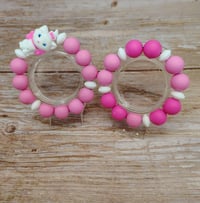 Image 3 of Purrfectly Beaded Marie Aristocat Charm Bracelet for teens women and girls