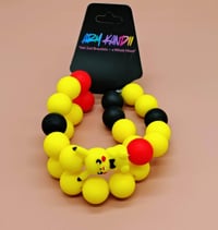 Image 3 of Anime Beaded Silicone Bracelet