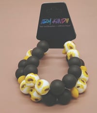 Image 3 of 2pc Sunflower Bracelet Stack