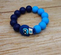 Image 3 of Sadness Inside Out Silicone Beaded Bracelet