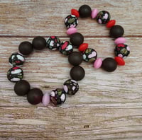 Image 3 of Chocolate Bomber Silicone Bracelet Stack