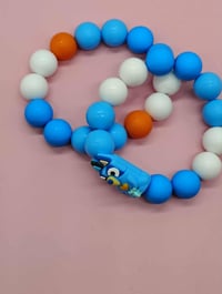 Image 4 of Bluey Silicone Beaded Bracelet