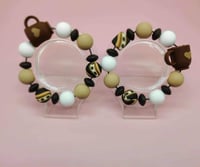 Image 3 of 5pc CharmCafé Stack Bracelet for women teens and girls Coffee Lovers Bracelet