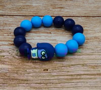 Image 4 of Sadness Inside Out Silicone Beaded Bracelet